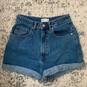 ZARA mom jean shorts!